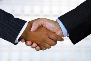 Real Estate Experience Handshake